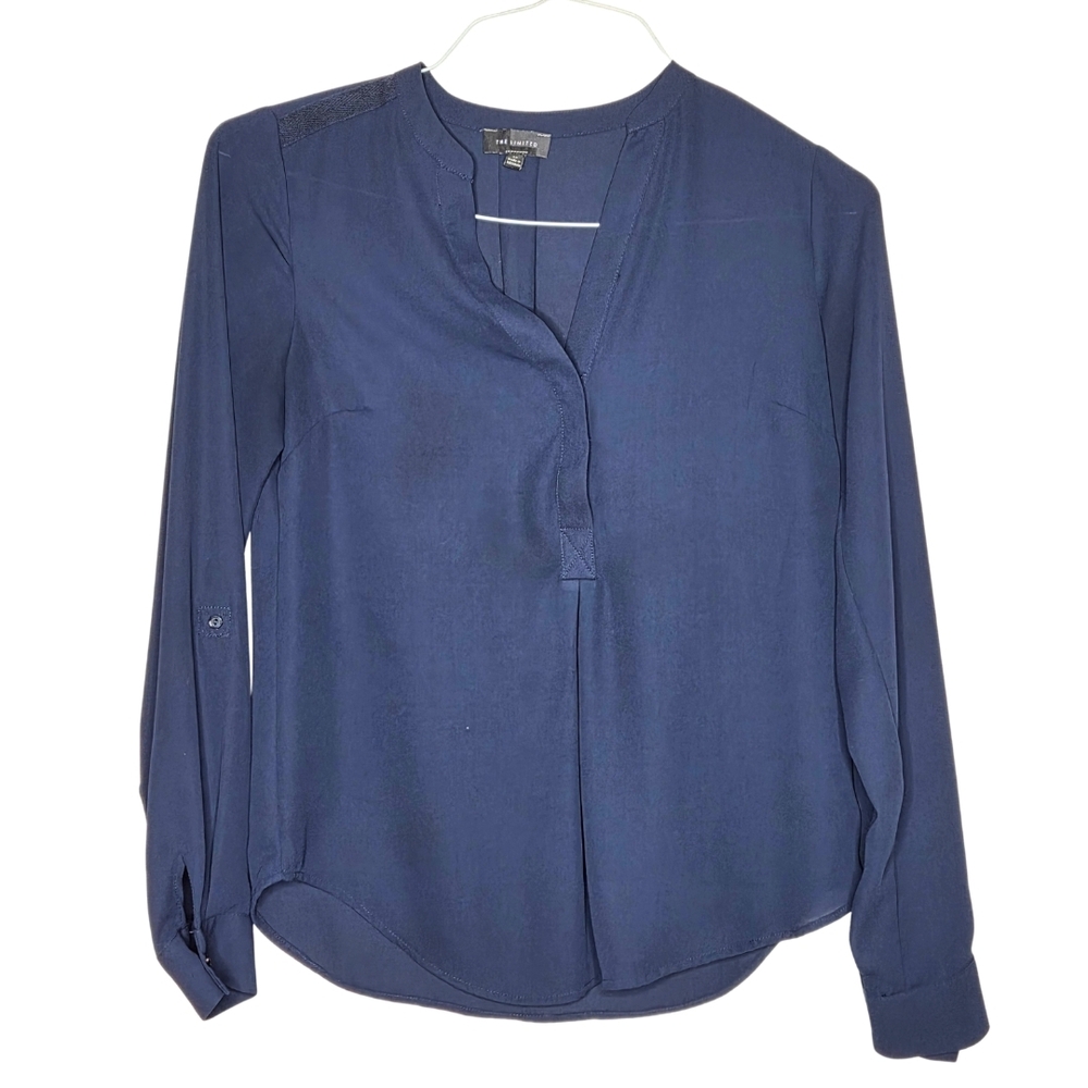 The Limited Navy Blouse